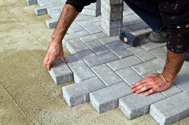 cara membuat paving block